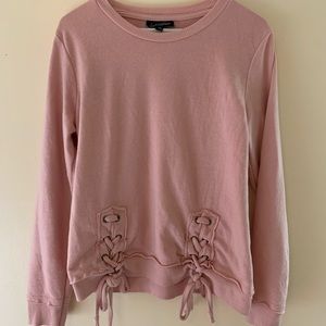 bubblegum pink crewneck